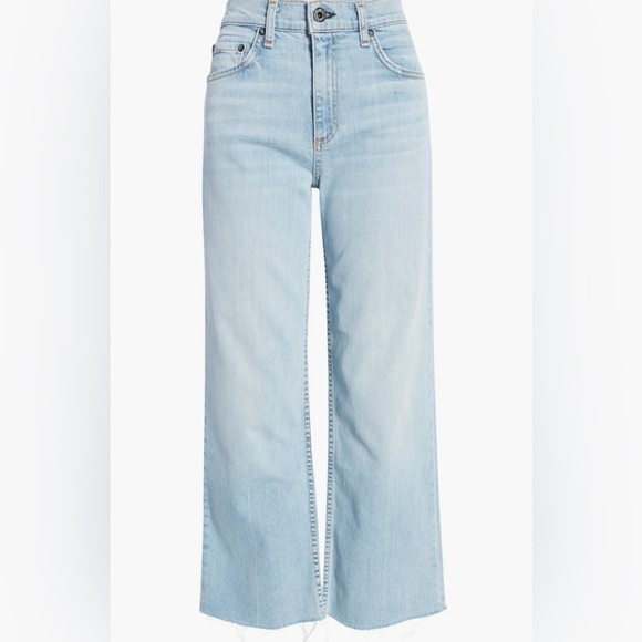 Closeout!▪️NWT  ASKK NY Crop Wide Leg Jeans In Zuma - Picture 7 of 9